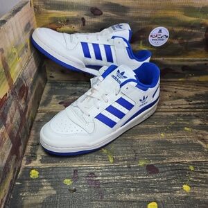 Adidas‎ Forum Low CL Women IH7913 Size 8,8.5 Blue White Shoes new